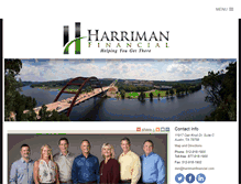 Tablet Screenshot of harrimanfinancial.com